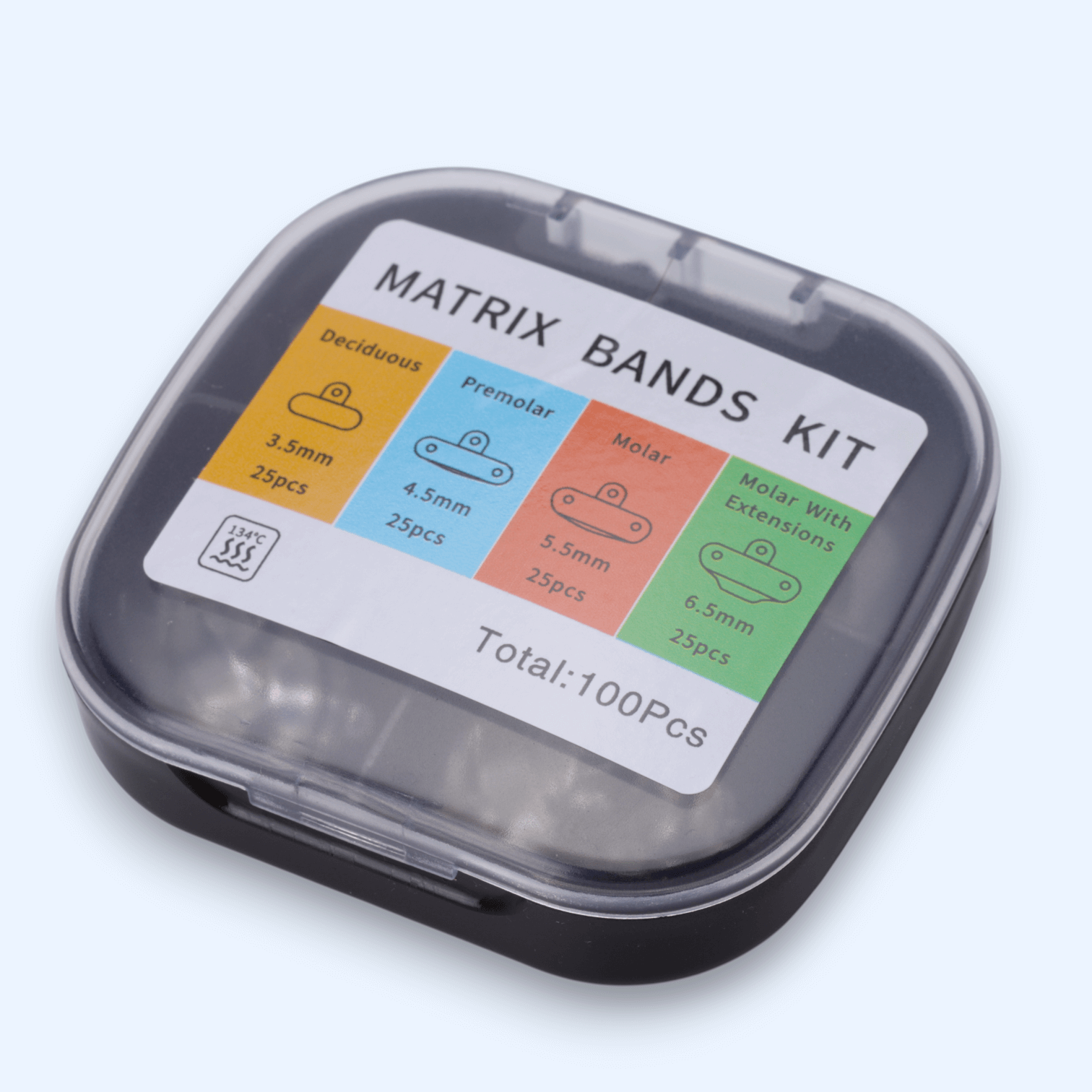 Набір матриць контуровані секційні репл. Палодент (Palodent) 100шт 35 мкм