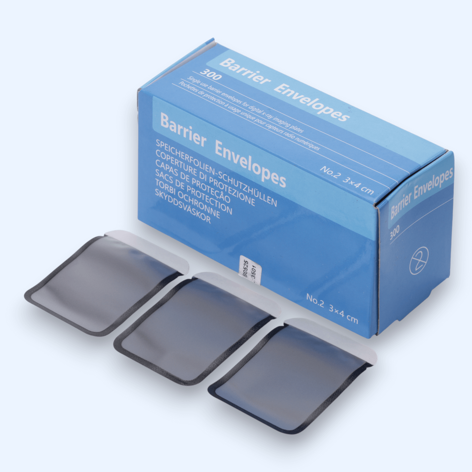 Чохли для рентген плівки 3 * 4 см 300 шт