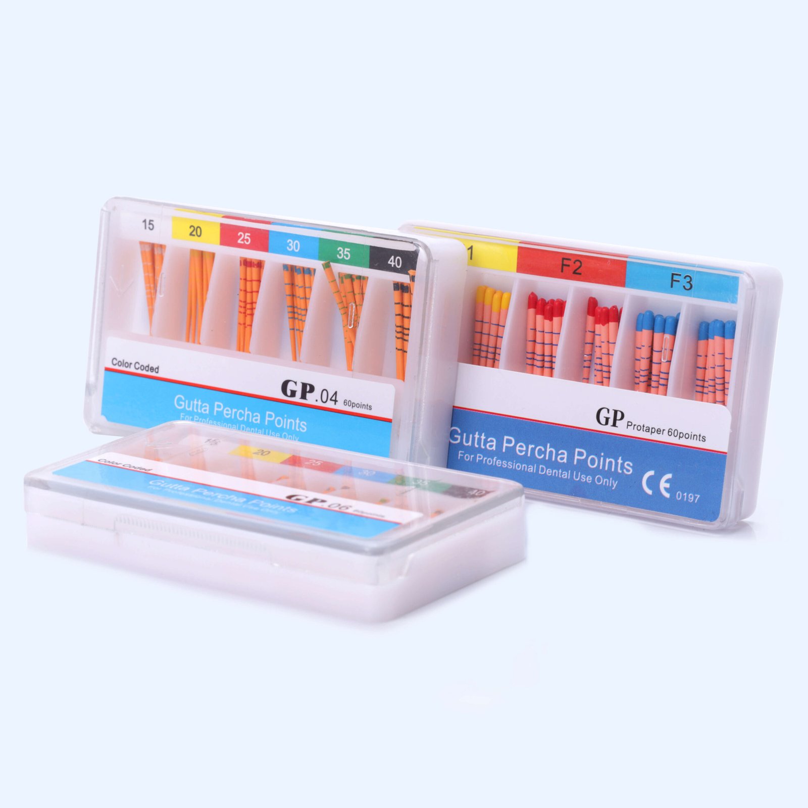 Штифти гутаперчеві набір марковані Китай