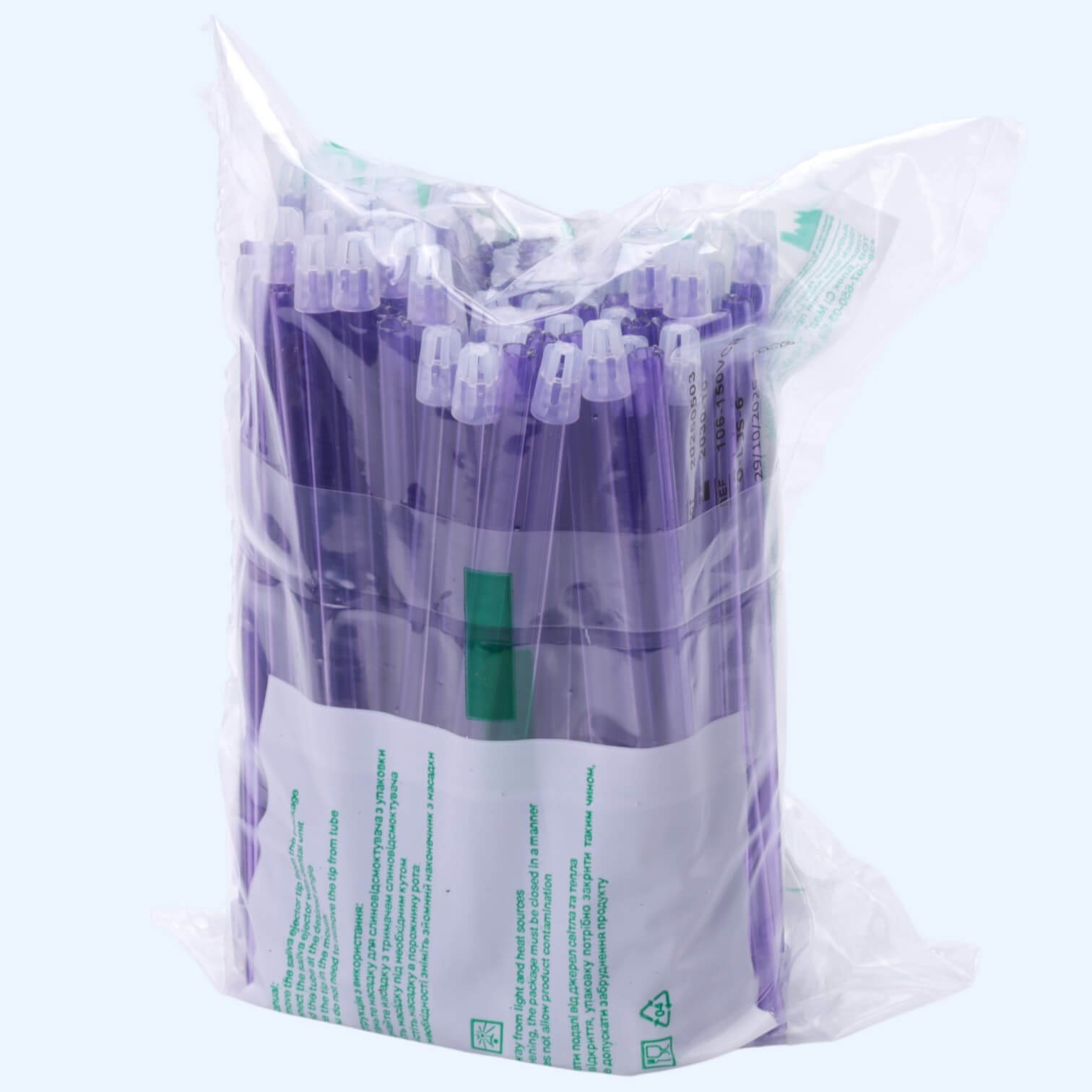 Слиновідсмоктувачі Black Sea Med 100шт/уп