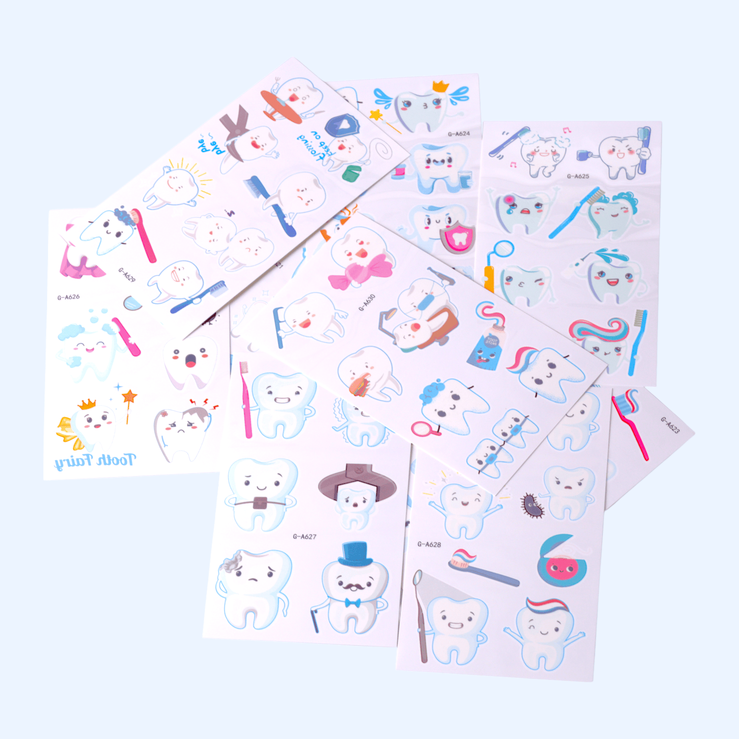 Тату тимчасові в формі зубів для дітей